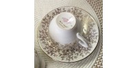 Tasse + crémier porcelaine Regency made in England